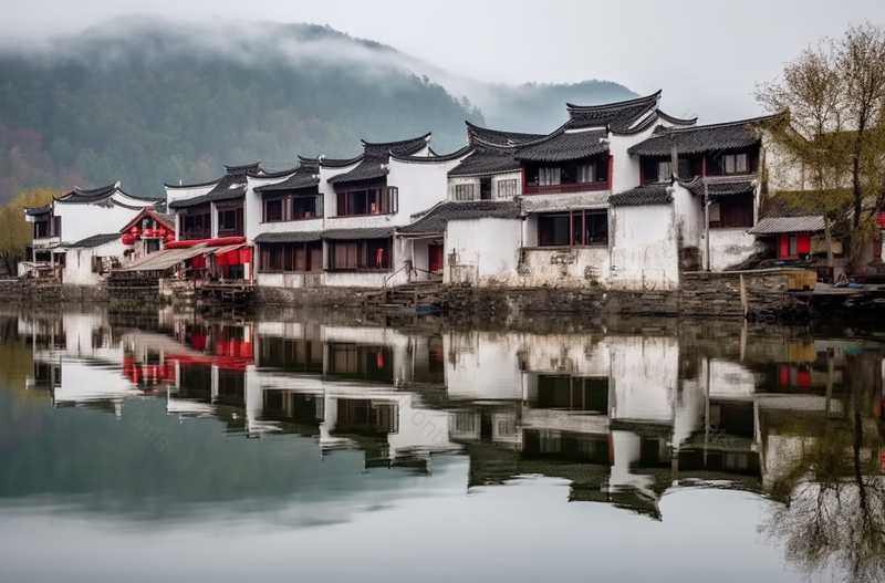 江南水乡河边古建筑物摄影图,高清,摄影图,摄影图片,图片大全,摄影图免费下载
